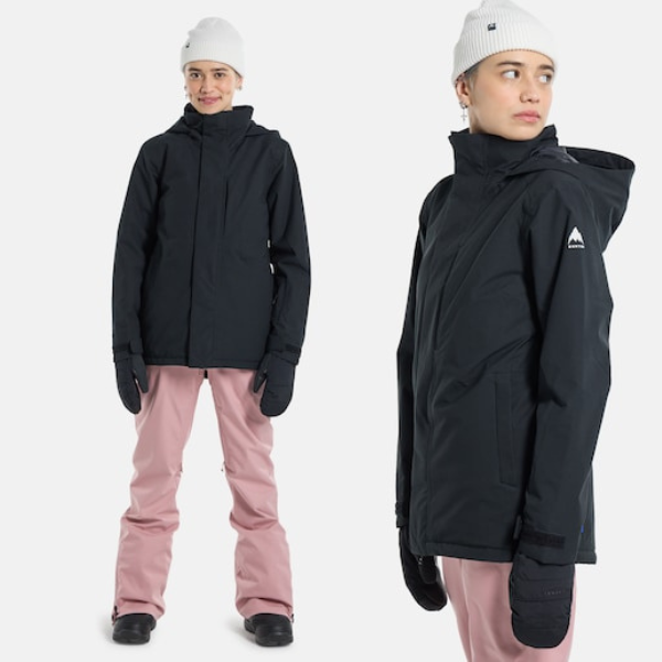 Burton Women's Jet Ridge Jacket - True Black - worn