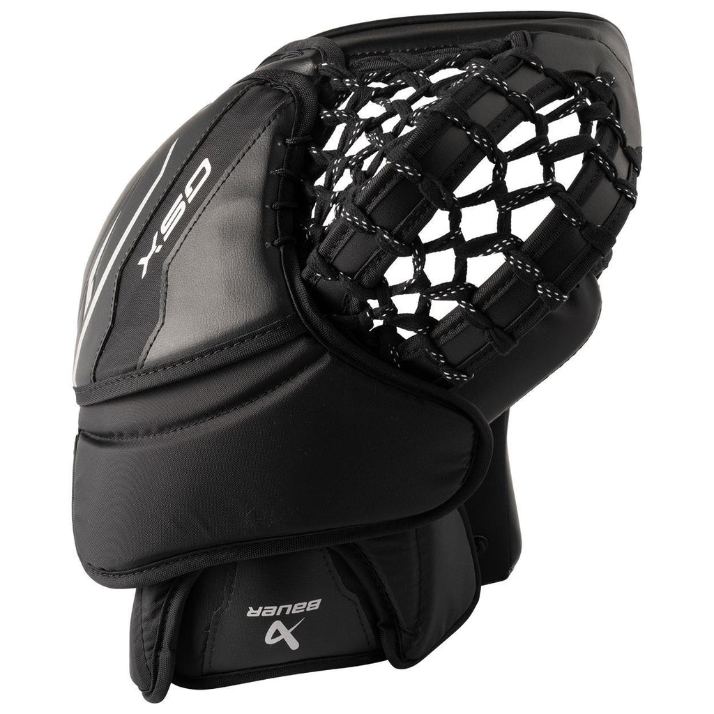 Bauer Intermediate GSX Goalie Catcher - Black - back