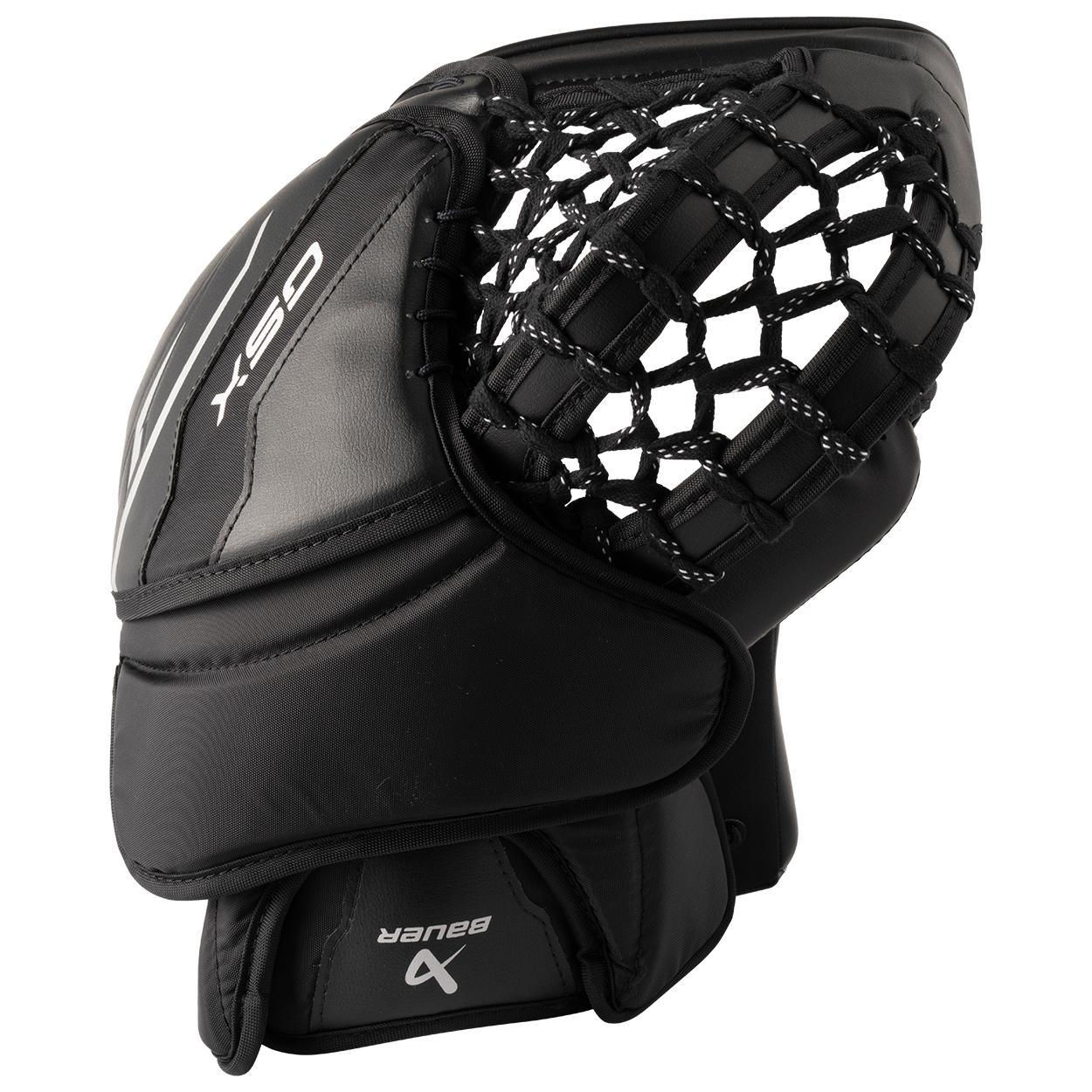 Bauer Intermediate GSX Goalie Catcher - Black - back
