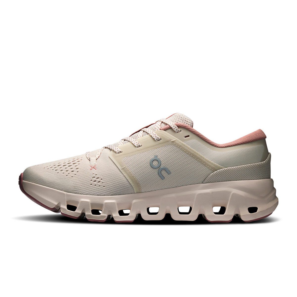 On Cloud Women's Cloud X 5 Running Shoes - PEARL/OYSTER, inner side view