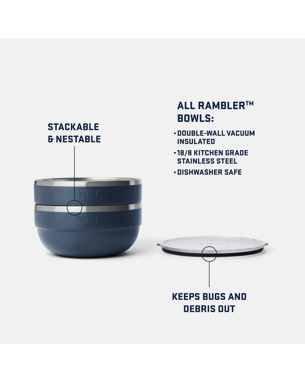 Yeti Rambler 4.5 Qt Insulated Bowl