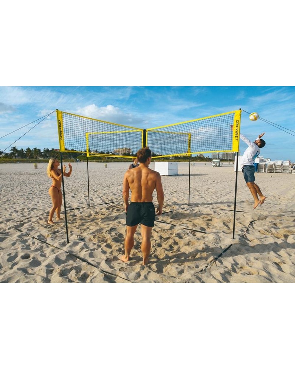 4 way Volleyball