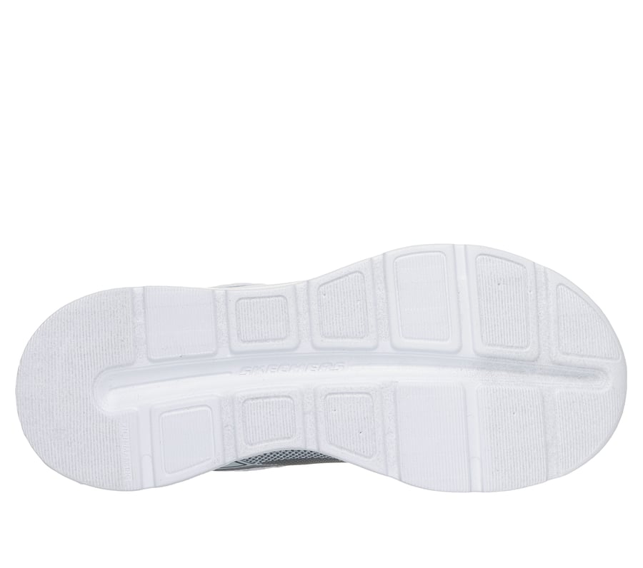 Skechers Glide-Step Lights Gray/Lime outsole