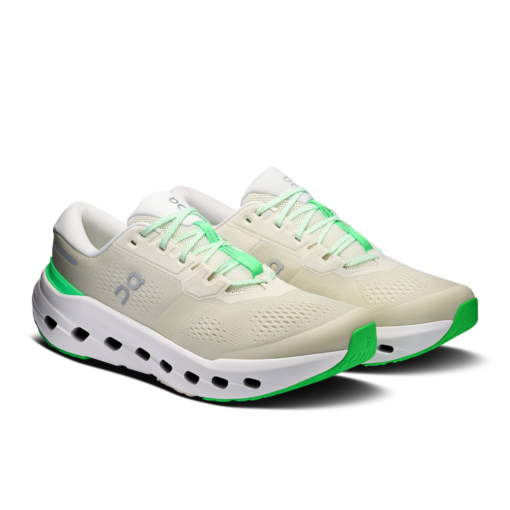 On Cloudrunner 3 Ghost/Verdite three-quarter