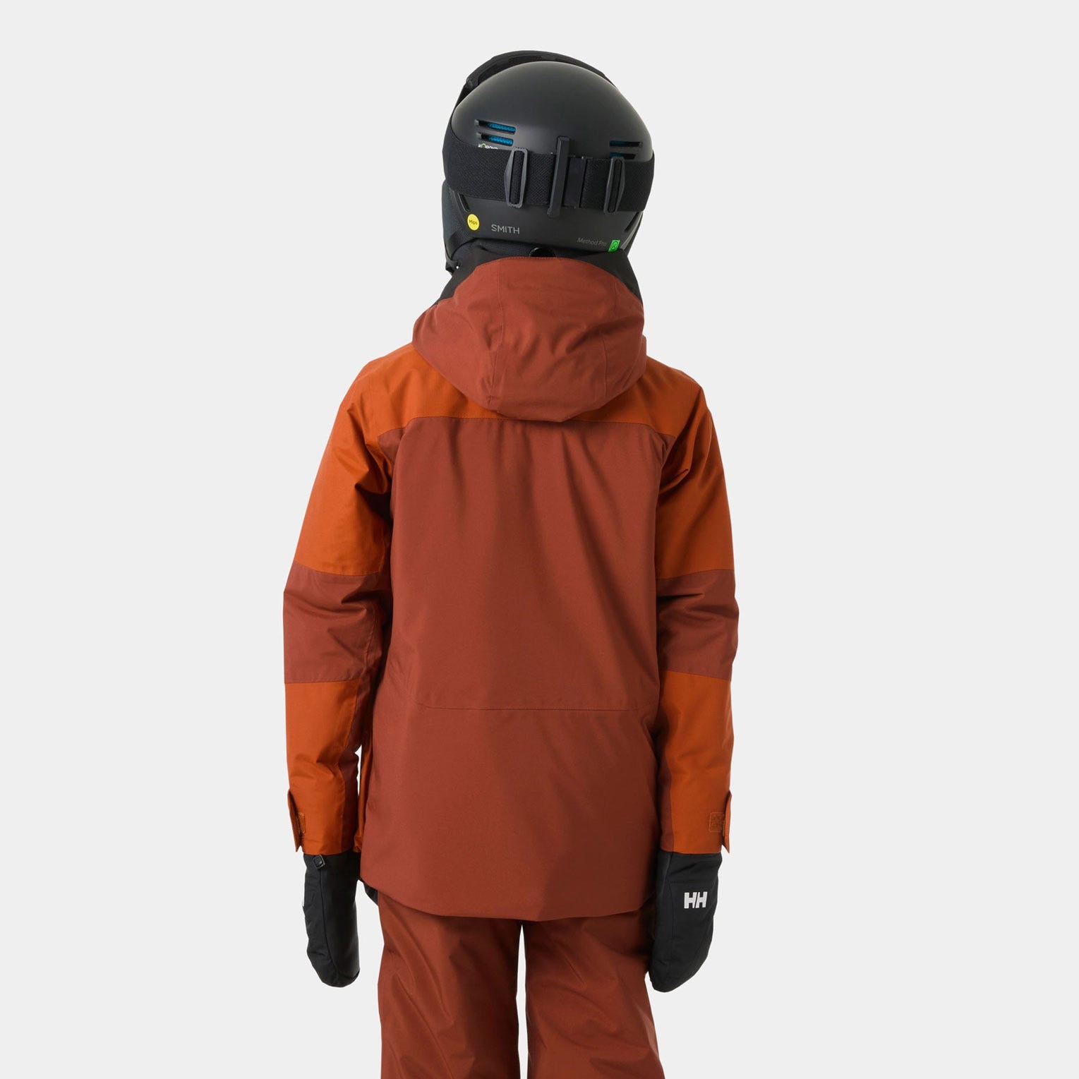 Helly Hansen Juniors' Summit 2.0 Jacket, Iron Oxide, on-model back