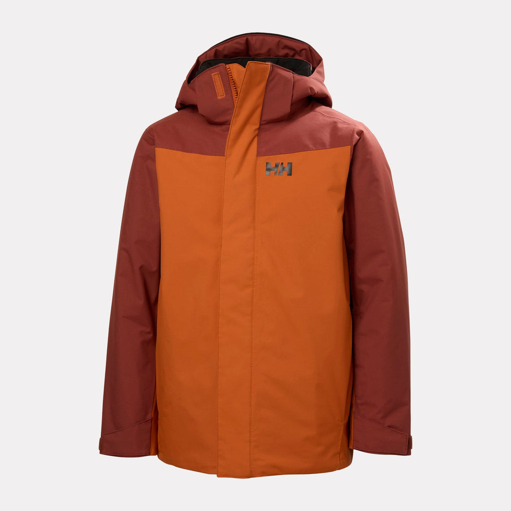 Helly Hansen Juniors' Orionpeak Jacket, Ginger Biscuit, front