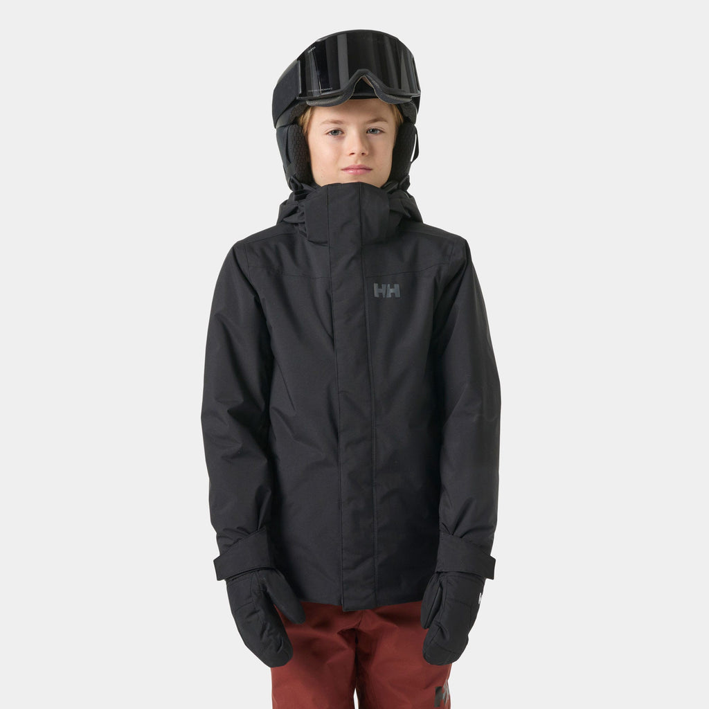 Helly Hansen Juniors' Orionpeak Jacket, Black, on-model front
