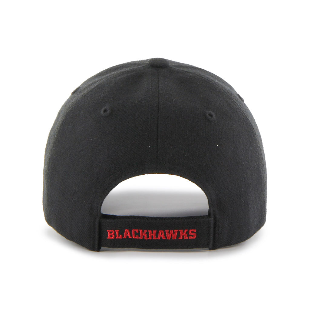 47 Brand Chicago Blackhawks MVP Adjustable Hat - Chicago Blackhawks, back view