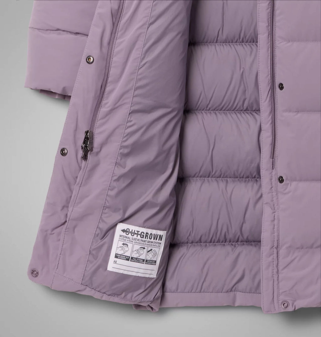 Columbia Girls' Amaze Puff Long Hooded Jacket
