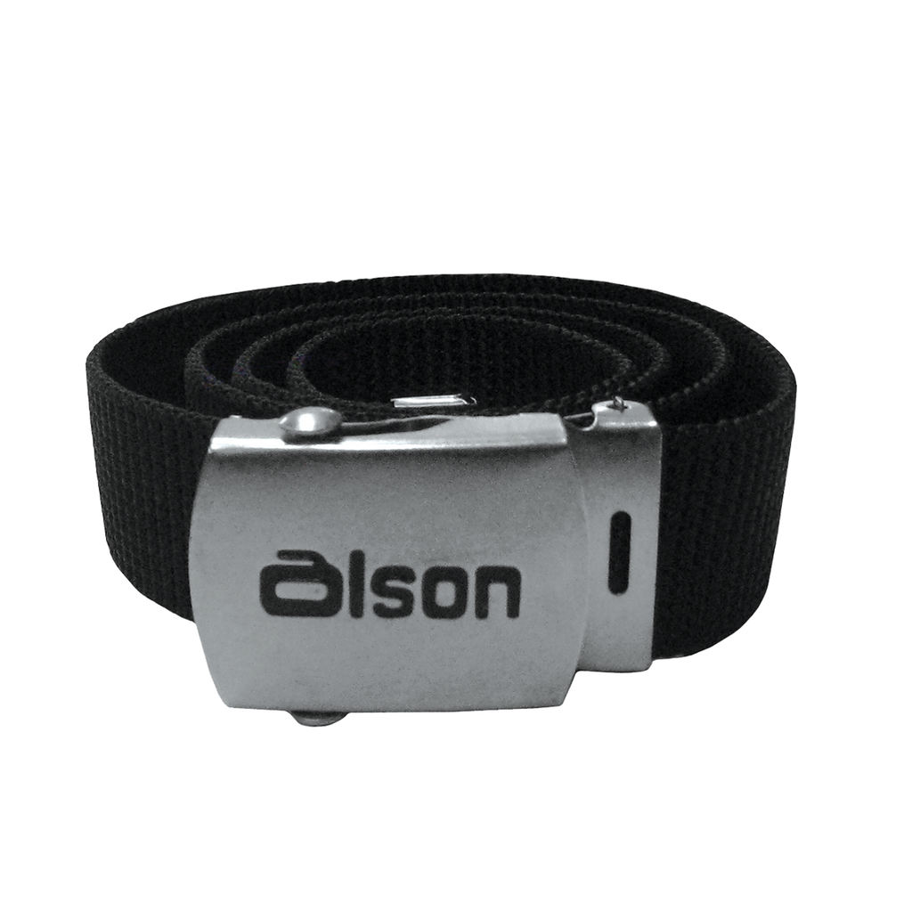 Olson Poly Belt - Black, buckle detail
