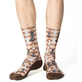 Good Luck Sock Chess Board Socks - front view