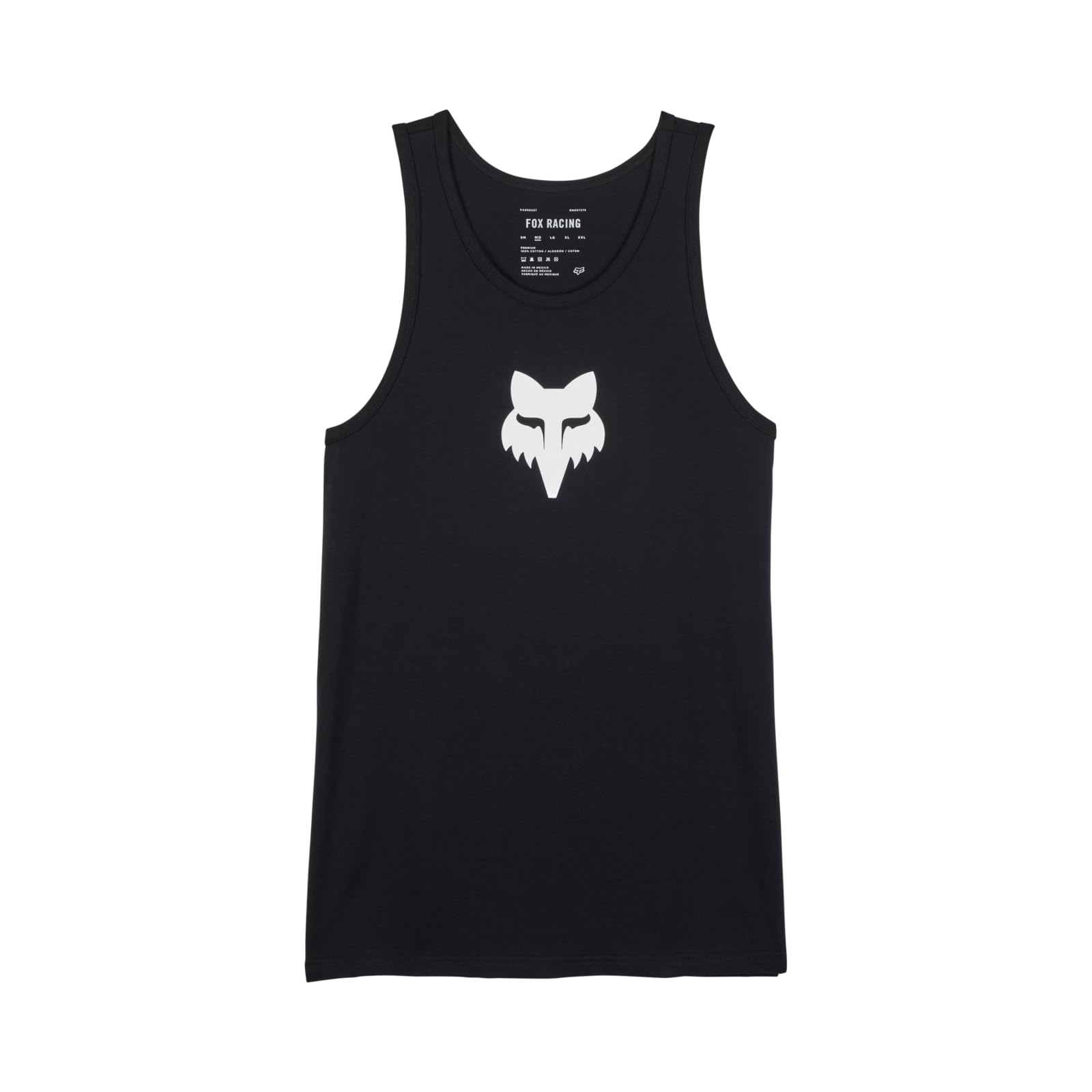 Fox Head Premium Tank, Black, front