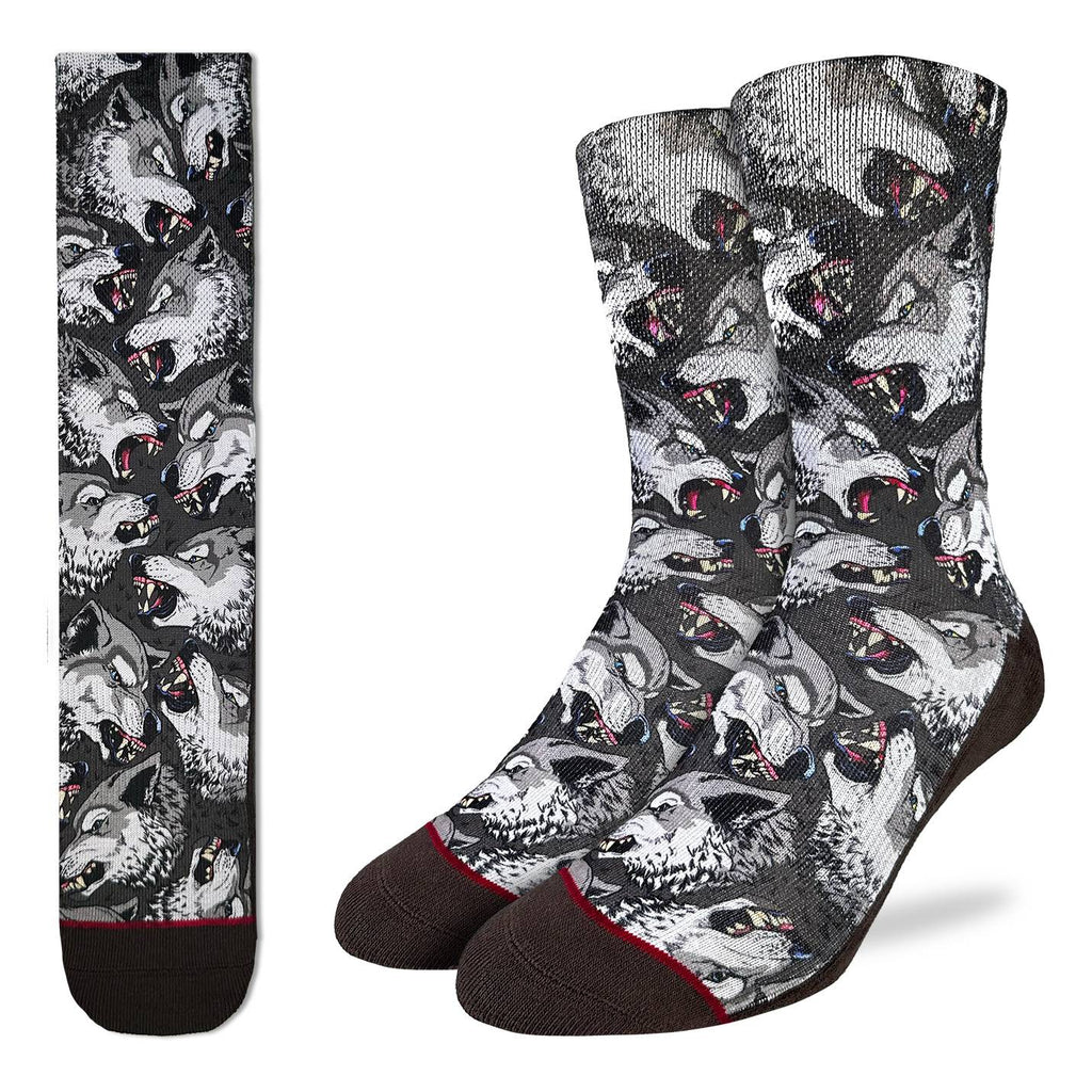 Good Luck Sock Men's Wolf Pack Socks