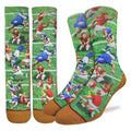 Good Luck Sock Crazy Football Socks - front
