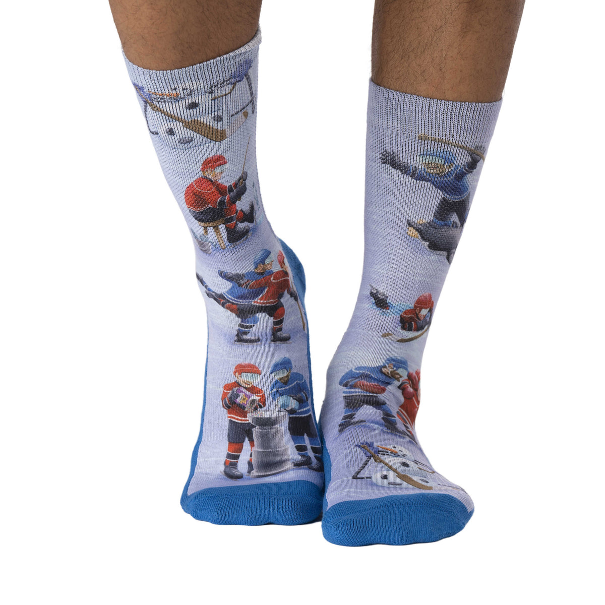 Good Luck Sock Men's Crazy Hockey Socks