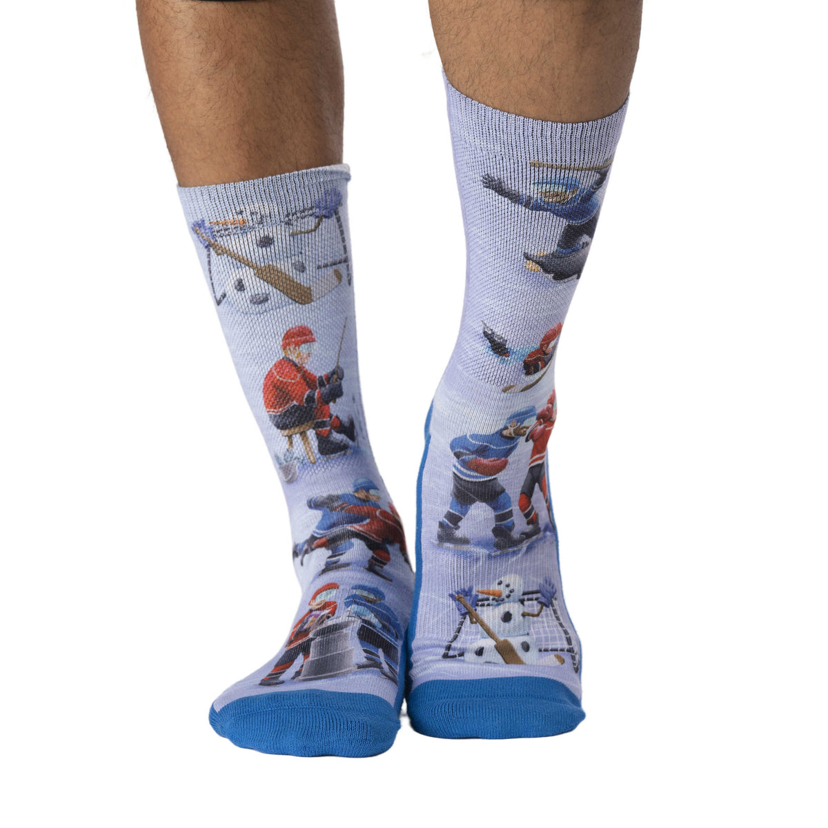 Good Luck Sock Men's Crazy Hockey Socks