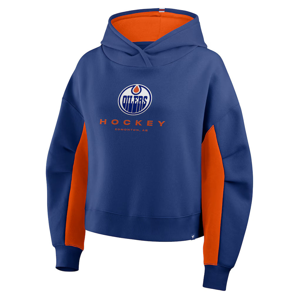Fanatics Women's Edmonton Oilers Back Check Boxy Hoodie