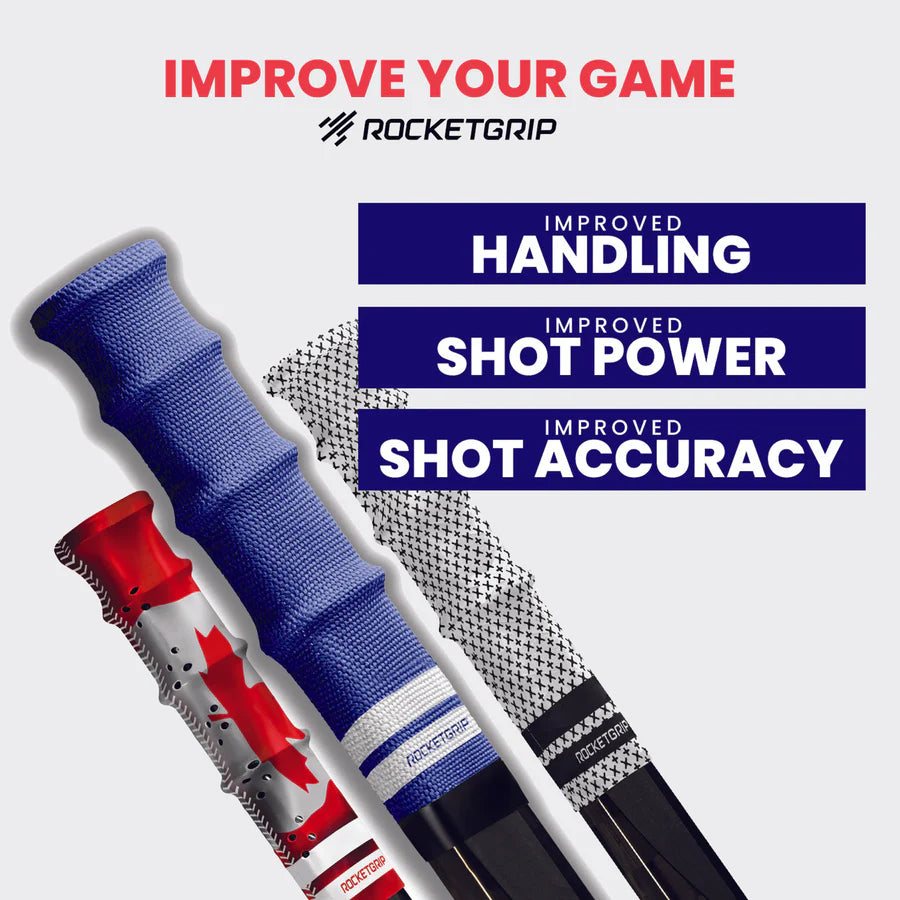 RocketGrip Rubber Hockey Stick Grip