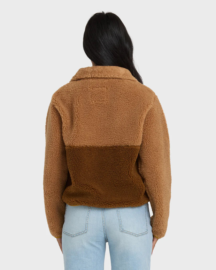 Billabong Women's A/Div Horizon Mock Neck Half Zip Sweatshirt