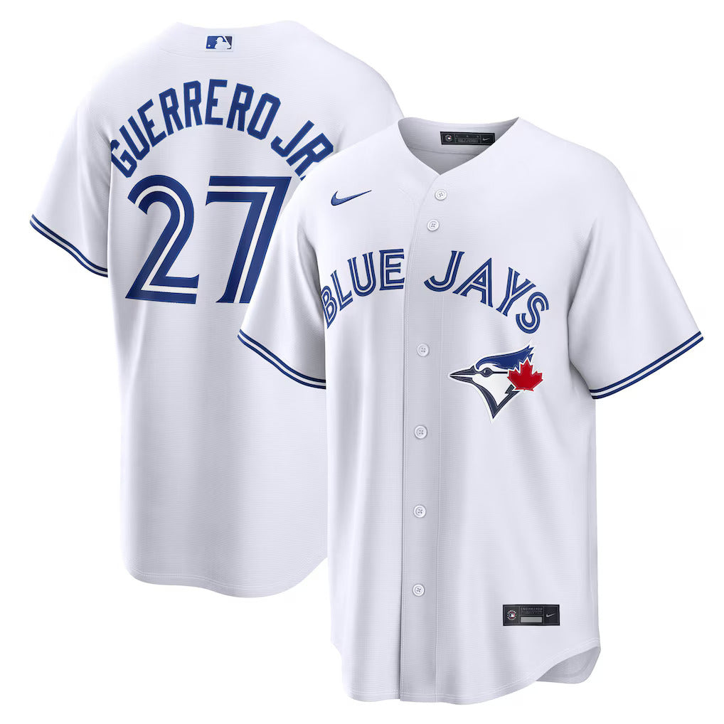 Nike Toronto Blue Jays Vladimir Guerrero Jr. White Home Replica Jersey