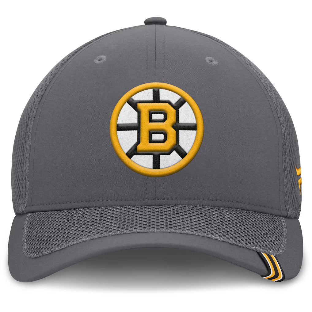 Fanatics Boston Bruins Clincher Team Stripes Flex Hat
