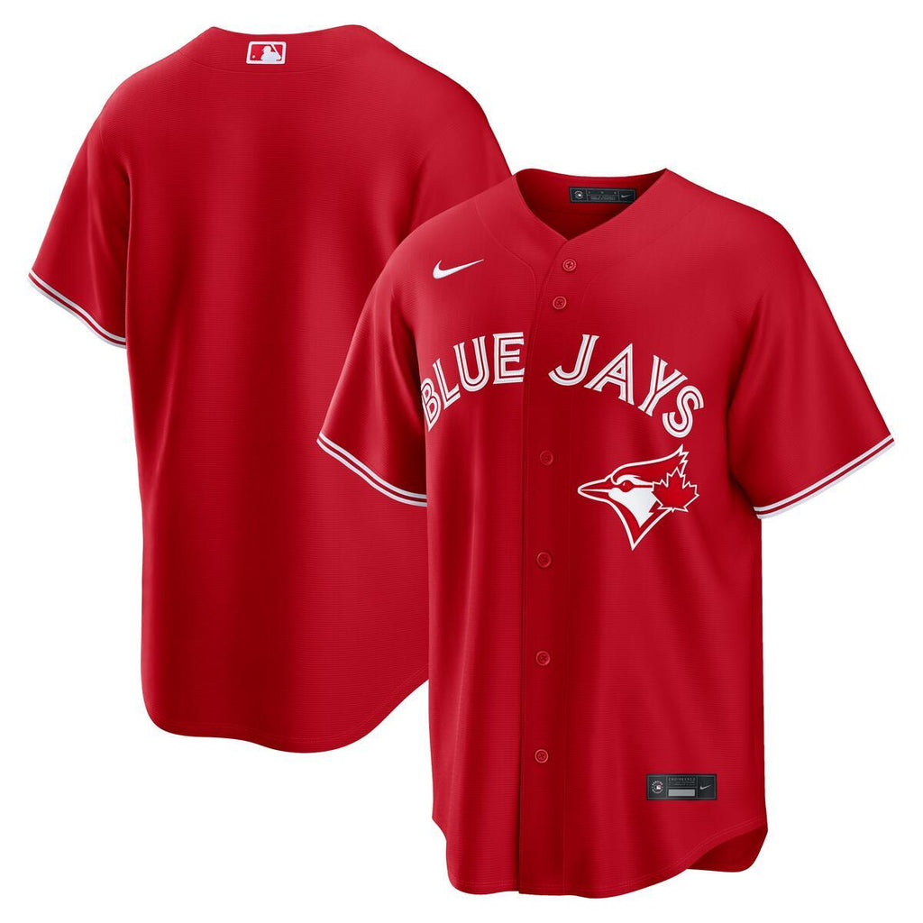 Nike Toronto Blue Jays Red Alternate Replica Jersey - Blank