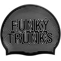 Funky Trunks Silver Lines Silicone Swim Cap