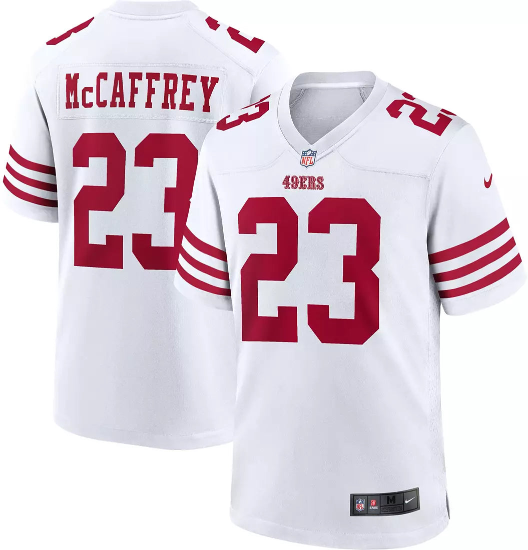 Nike Christian McCaffrey San Francisco 49ers Away Game Player Jersey