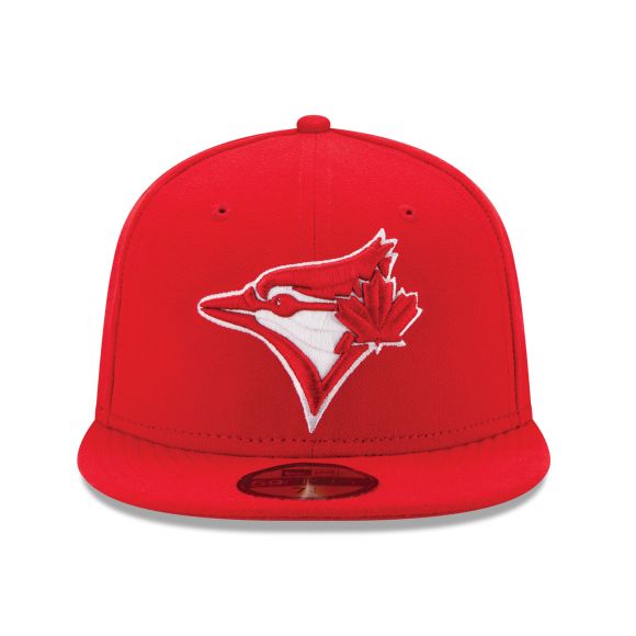 New Era Toronto Blue Jays Scarlet Basic 59FIFTY Fitted Hat