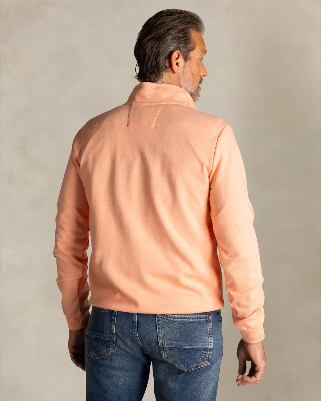 New Zealand Auckland Men's Cotton Quarter Zip Sweatshirt