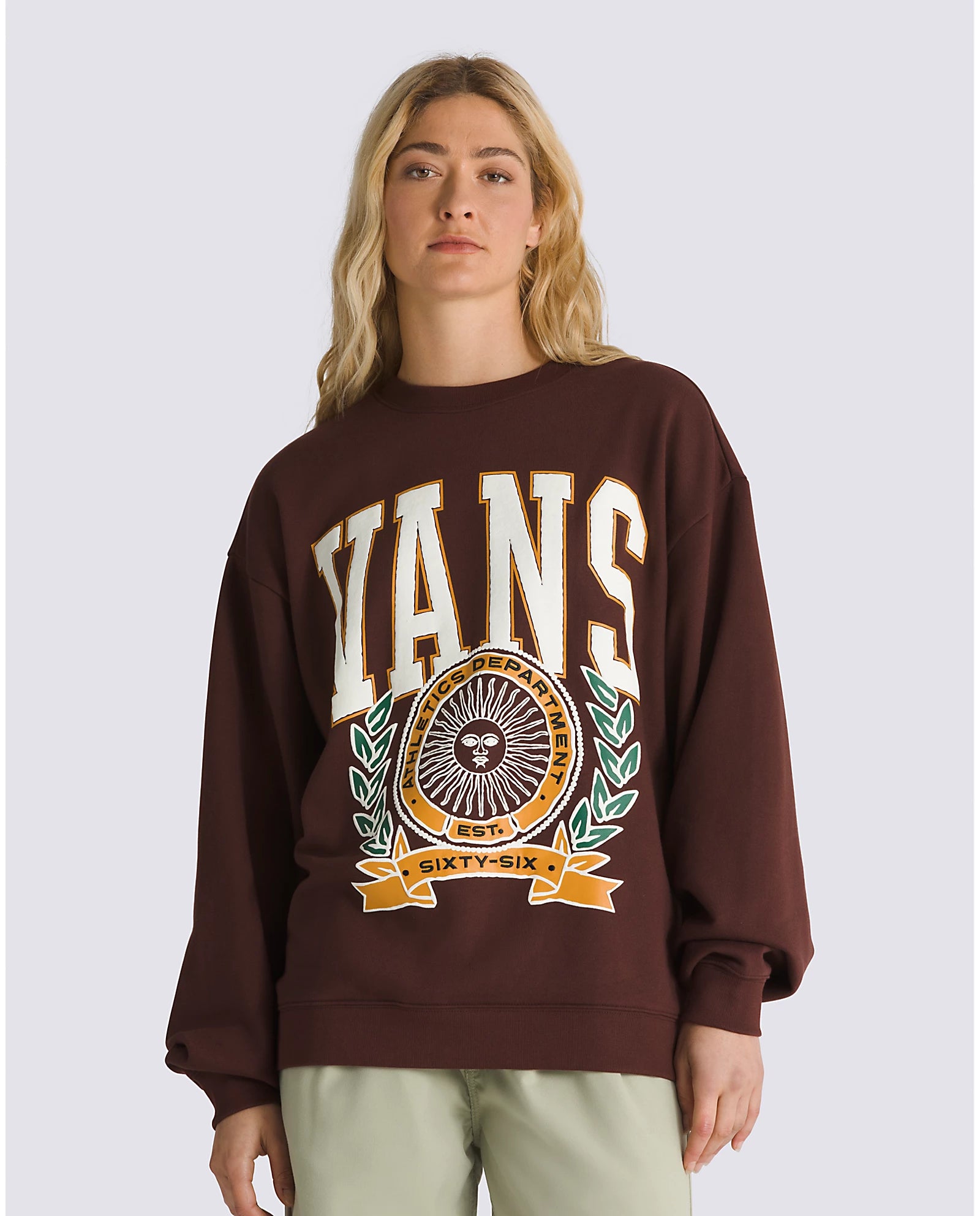 Vans Women's First Team Oversized Crew Sweatshirt – Ernie's Sports
