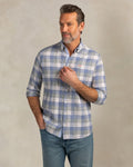 New Zealand Auckland Men's Linen Checked Shirt