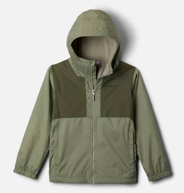 Columbia Boys' Rainy Trails II Fleece Lined Rain Jacket