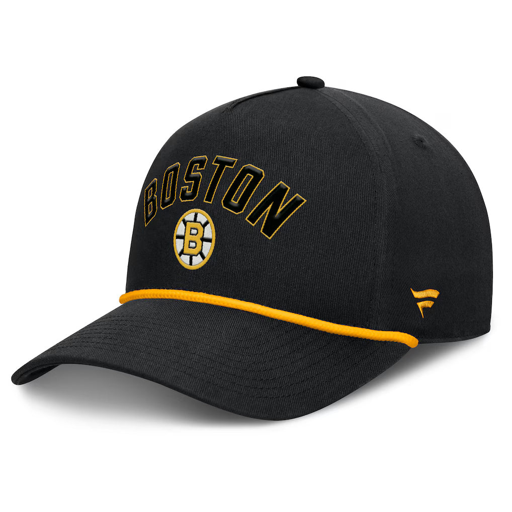 Fanatics Boston Bruins Decades Collection A-Frame Rope Adjustable Hat