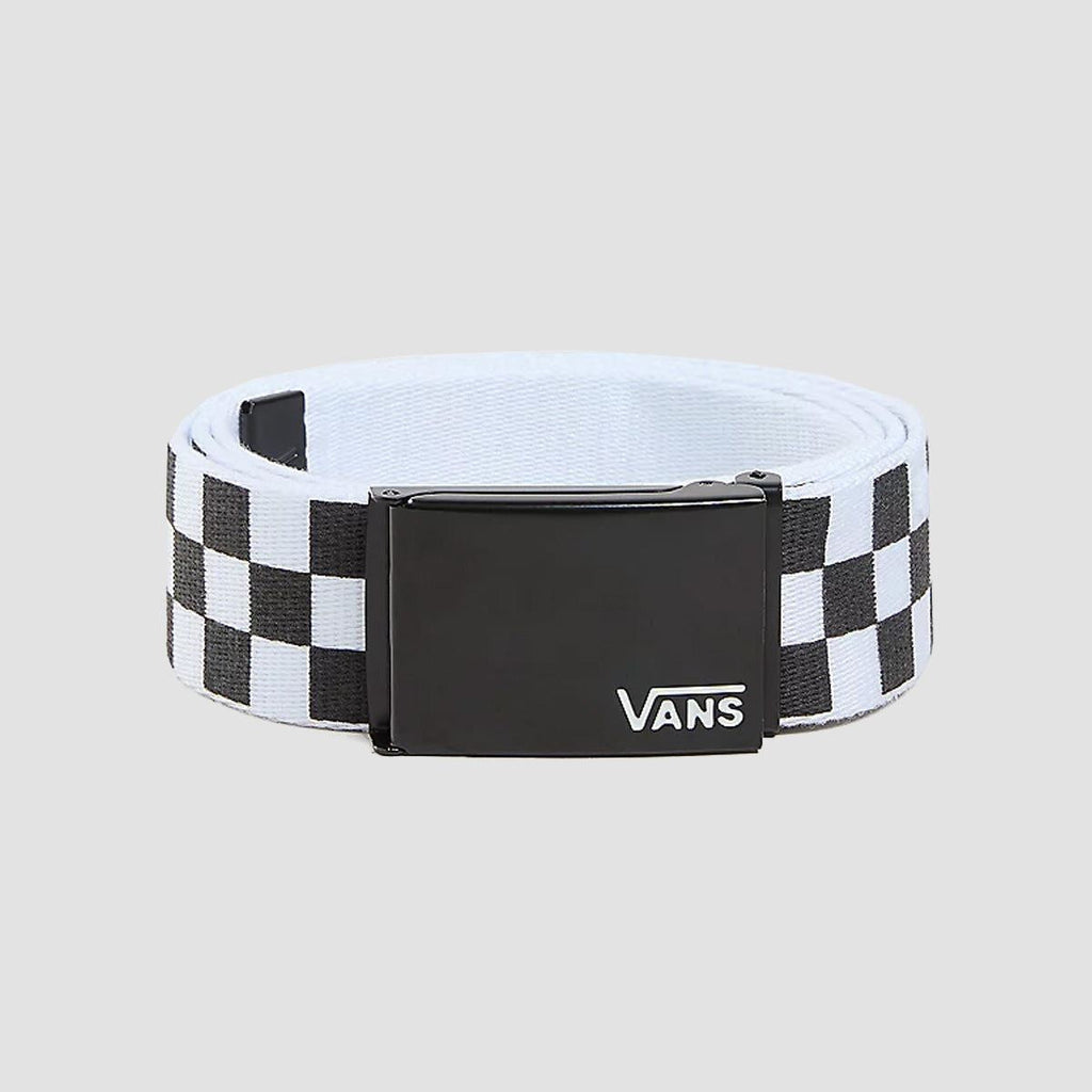 Vans Deppster II Web Belt - Black/White - coiled front view