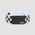 Vans Deppster II Web Belt - Black/White - coiled front view
