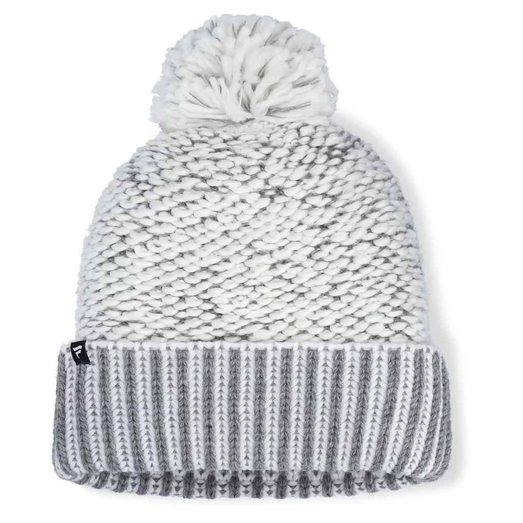 Fanatics Women's Edmonton Oilers Fundamental Mist Cuffed Knit Hat with Pom