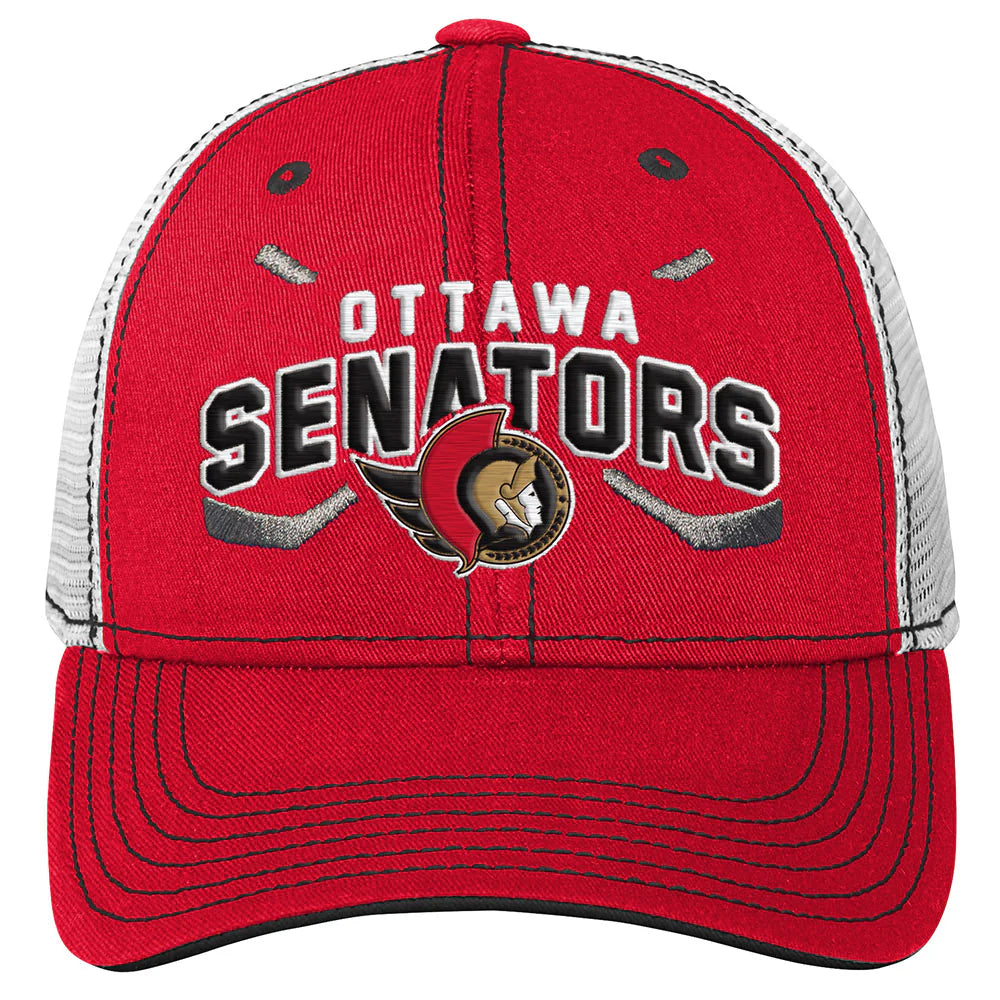 Outerstuff Youth Ottawa Senators Lockup Meshback Adjustable Hat