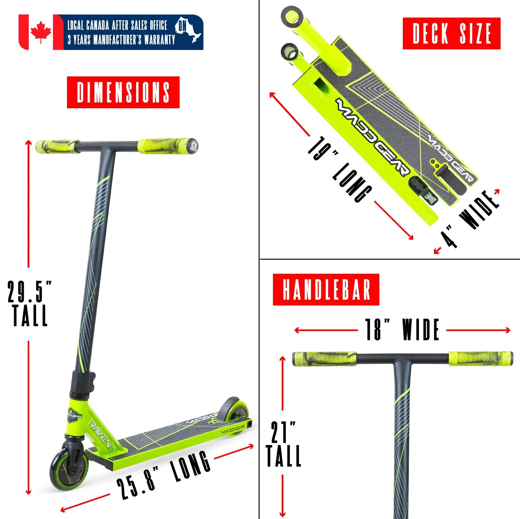 Madd Gear MG1 Raven Pro Stunt Scooter