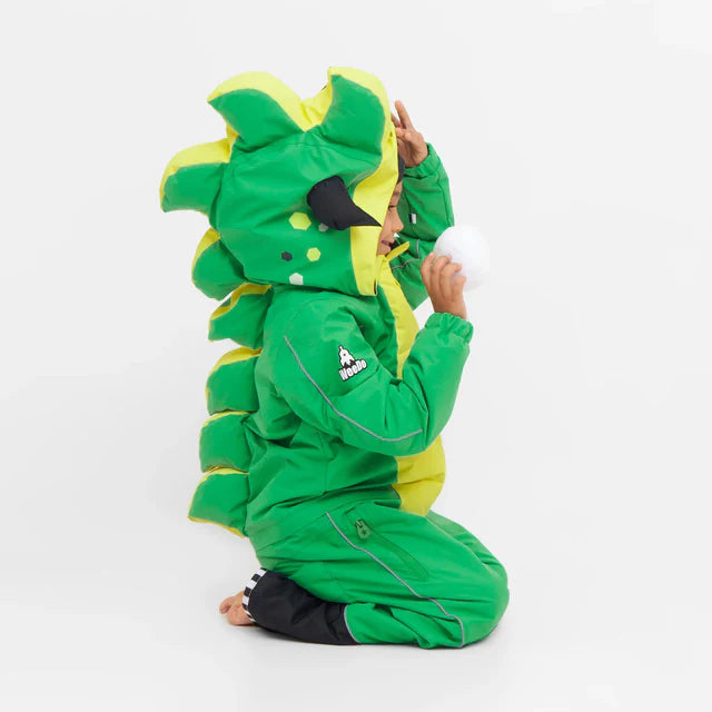Weedo Youth Mondo Green Monster Snowsuit