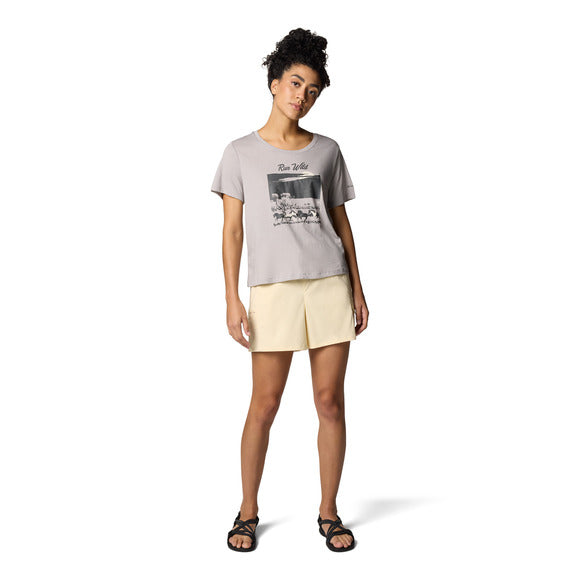 Columbia Women's Ruby Springs Graphic Scoop Neck Short Sleeve Shirt