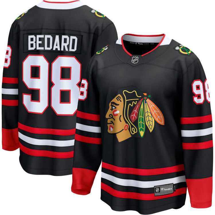 Fanatics Chicago Blackhawks Alternate Breakaway Jersey - Bedard