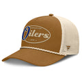 Fanatics Edmonton Oilers Heritage Fetch A-Frame Trucker Adjustable Hat