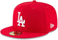 New Era Los Angeles Dodgers Scarlet Basic 59FIFTY Fitted Hat