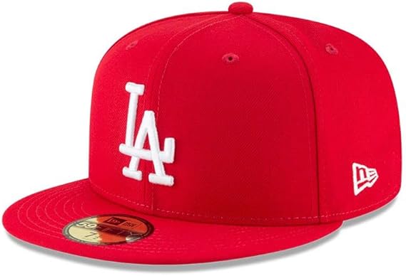 New Era Los Angeles Dodgers Scarlet Basic 59FIFTY Fitted Hat