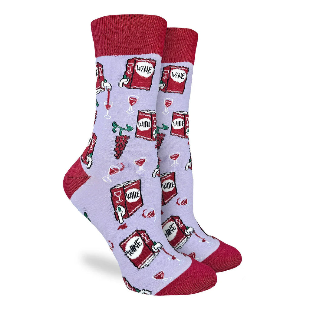 Good Luck Sock Women's Boxed Wine Socks