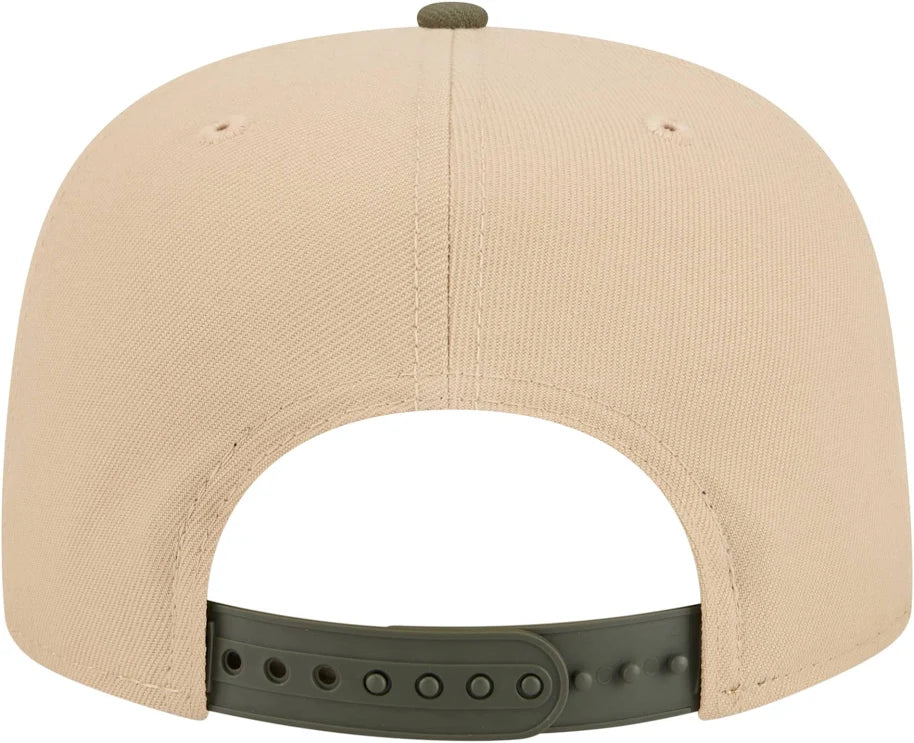 New Era Kansas City Chiefs Khaki/Olive Color Pack A-Frame 9FIFTY Snapback Hat