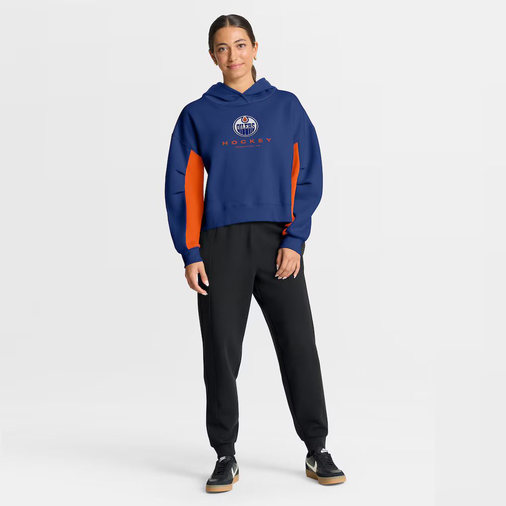 Fanatics Women's Edmonton Oilers Back Check Boxy Hoodie