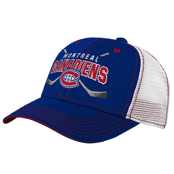 Outerstuff Youth Montreal Canadiens Lockup Meshback Adjustable Hat