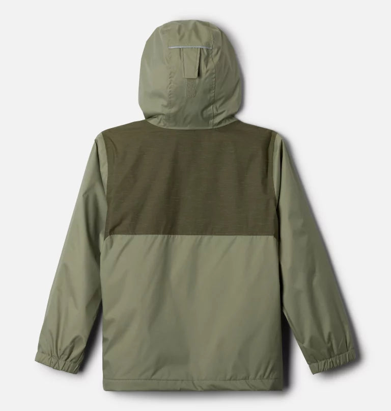 Columbia Boys' Rainy Trails II Fleece Lined Rain Jacket